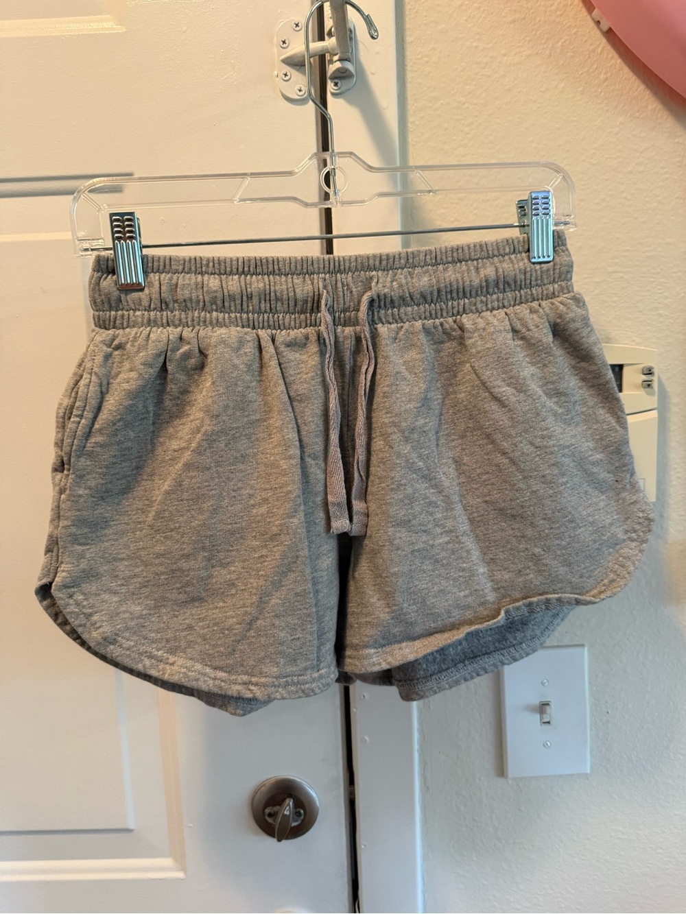 Women’s Gray Athletic Drawstring Shorts